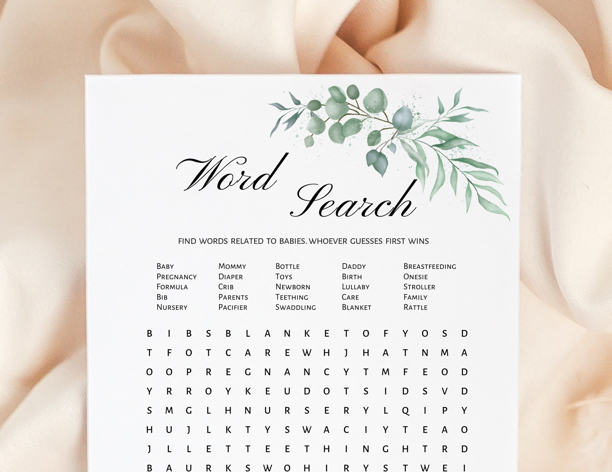 word search game